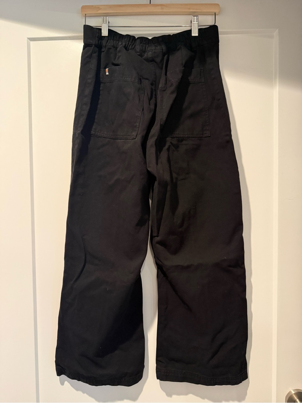 Big Bud Press Black Western Wide-Leg Pants Petite - Picture 2 of 3